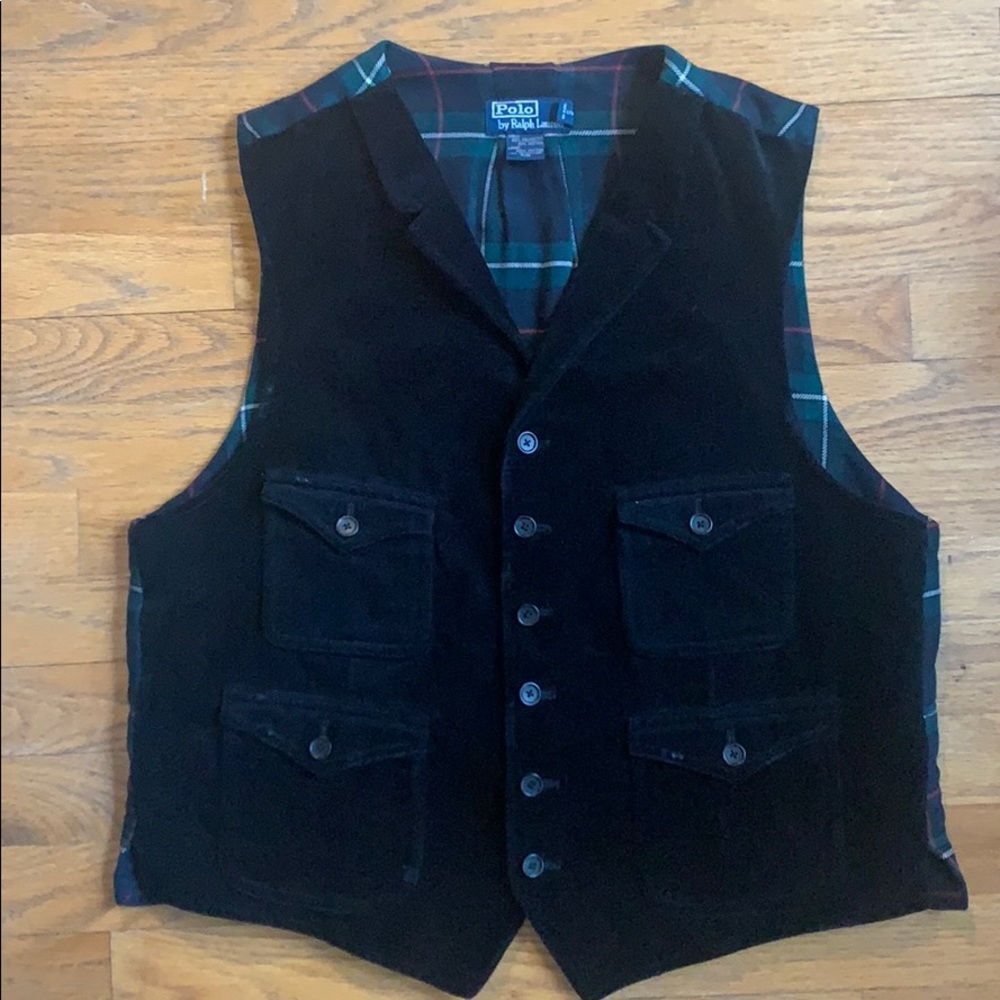 Polo Ralph Lauren velvet vest